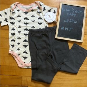 NEW with tags! Burt’s Bees Baby layette set.